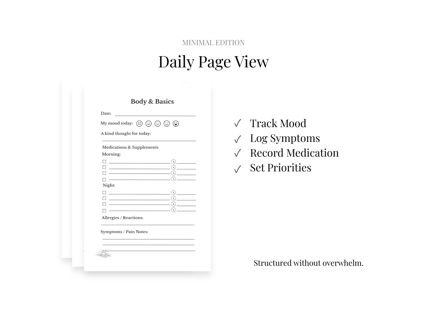 My Health Companion – Minimal Edition (Digital)