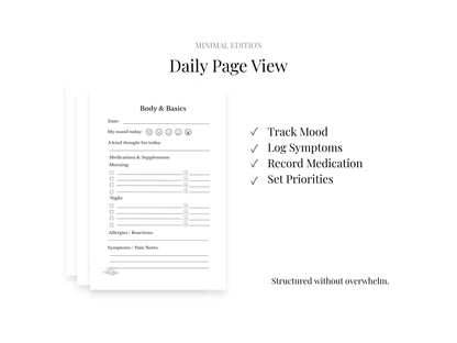 My Health Companion – Minimal Edition (Digital)