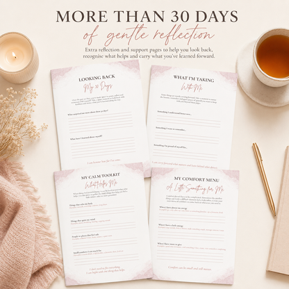 Calm Beneath the Storm | 30-Day Guided Self-Care Journal